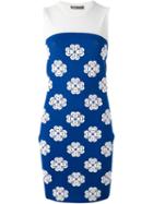 Alexander Mcqueen Embossed Flower Jacquard Tube Dress