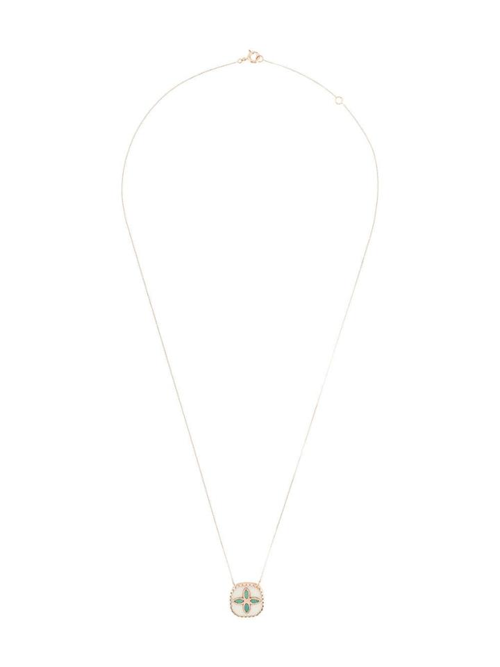 Pascale Monvoisin 9kt Rose Gold Bowie Turquoise Necklace