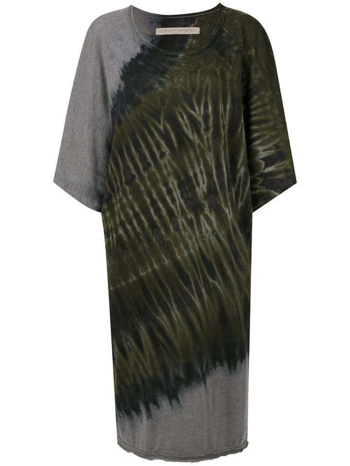 Raquel Allegra Tie Dye T-shirt Dress - Green