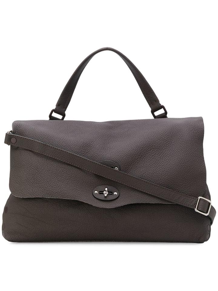 Zanellato Top Handle Shoulder Bag - Brown