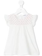 Knot - Earth Embroidered Blouse - Kids - Cotton - 12 Mth, White