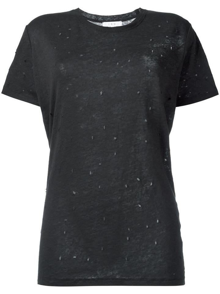Iro 'clay' T-shirt, Women's, Size: Xs, Black, Linen/flax