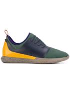 Bally Colour Block Sneakers - Green