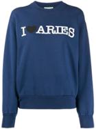 Aries Printed Sweatshirt - Blue