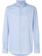 Orian Long-sleeve Embroidered Shirt - Blue