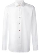 Paul Smith Embellished Buttons Shirt, Men's, Size: 15 1/2, White, Cotton
