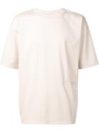 Deveaux Slit Pocket Detail T-shirt, Men's, Size: 2, Nude/neutrals, Cotton/polyamide/spandex/elastane