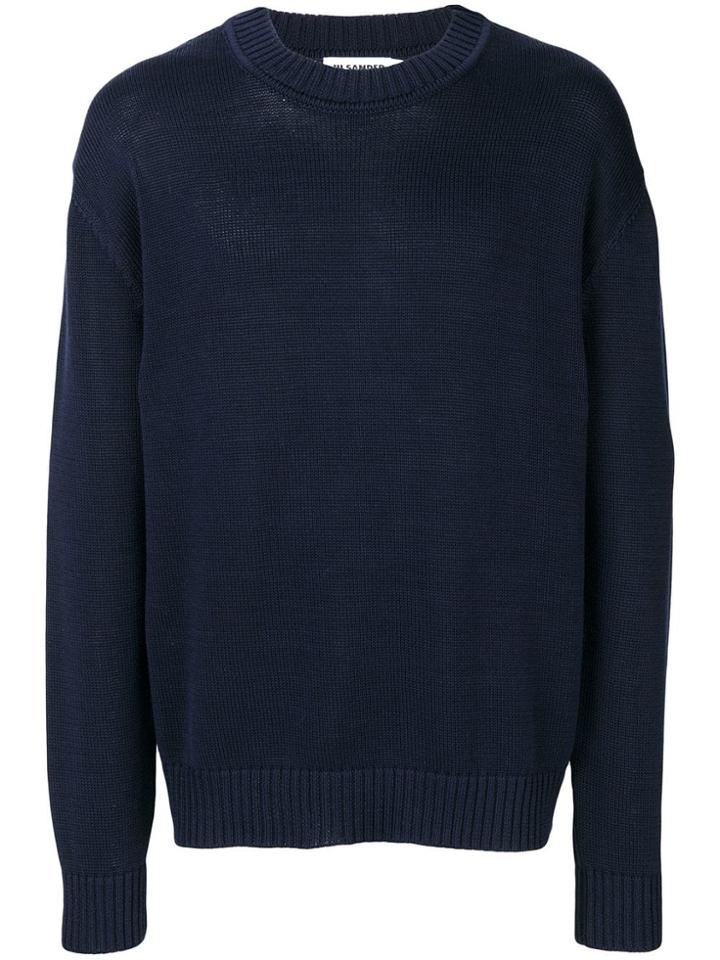 Jil Sander Relaxed Jamper - Blue
