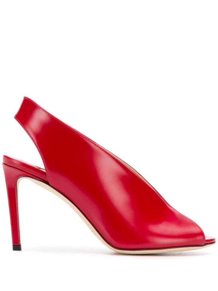 Jimmy Choo Shar 85 Sandals - Red