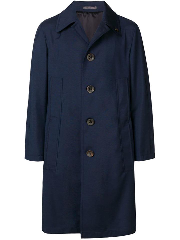 Gabriele Pasini Button Trenchcoat - Blue