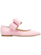 Polly Plume Joe Le Taxi Bonnie Bow Ballerinas - Pink & Purple