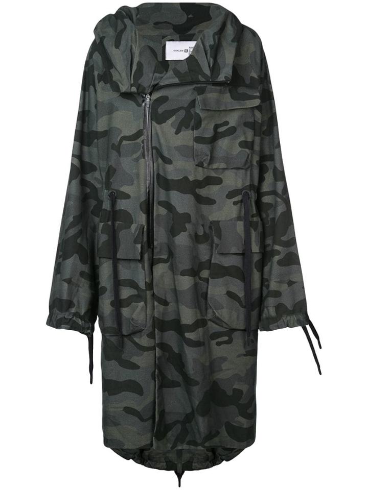 Osklen Camouflage Print Jacket - Green