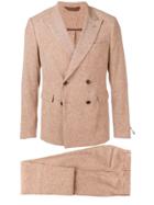 Tonello Double Buttoned Two-piece Suit - Neutrals