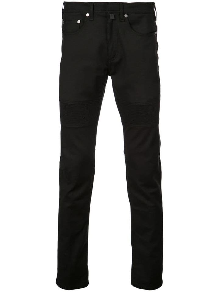 Neil Barrett Slim-fit Biker-style Jeans - Black