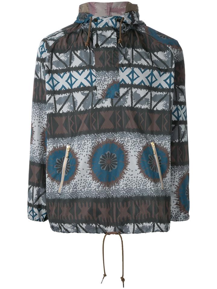 Kolor Zipped Pocket Hoodie, Size: 3, Grey, Polyester