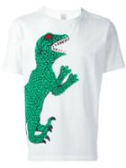 Paul Smith Lizard Print T-shirt, Men's, Size: Large, White, Cotton