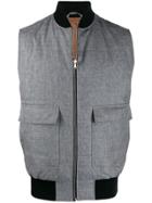 Barba Chambray Gilet - Grey