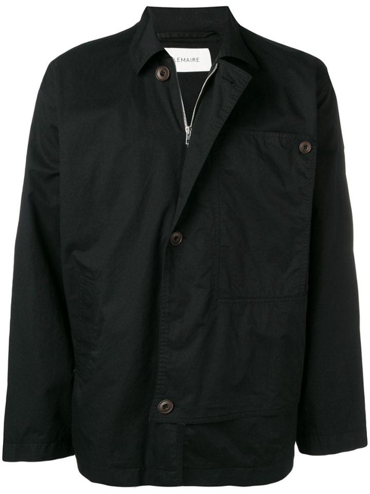 Lemaire Long-sleeve Fitted Jacket - Black