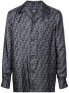 Fendi Double F Printed Shirt - Grey