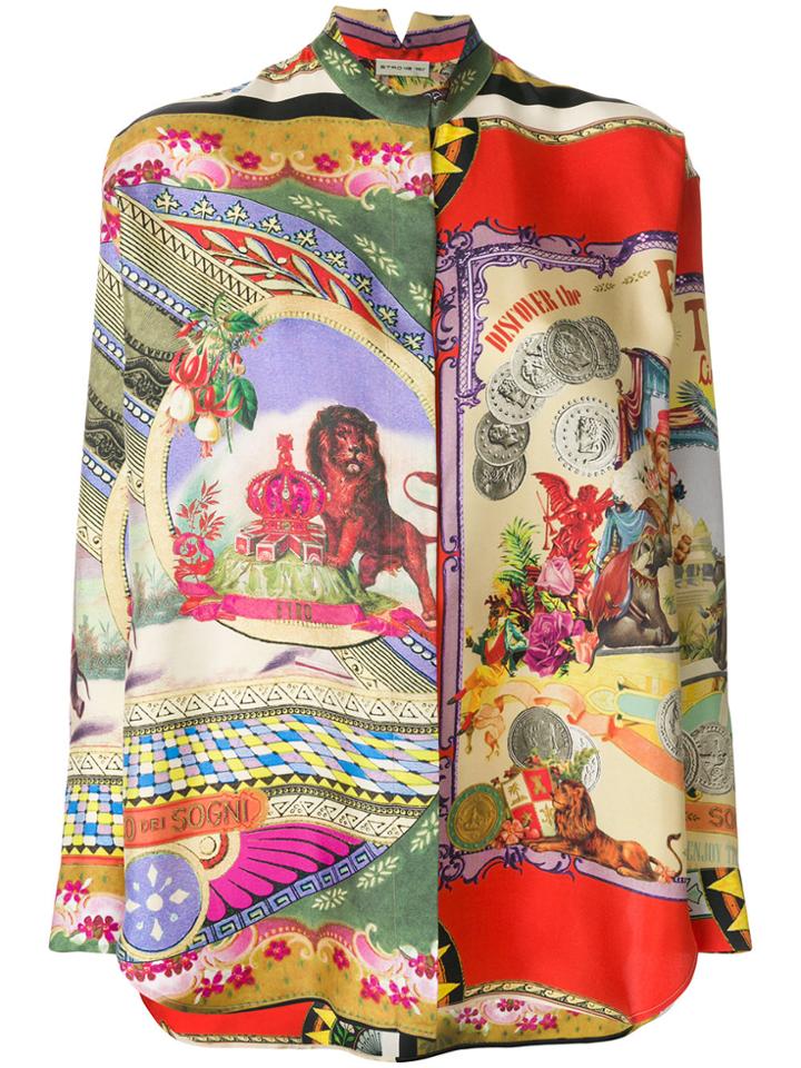 Etro Mixed Print Shirt - Multicolour