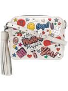 Anya Hindmarch - All Over Stickers Cross-body Bag - Women - Leather - One Size, Nude/neutrals, Leather
