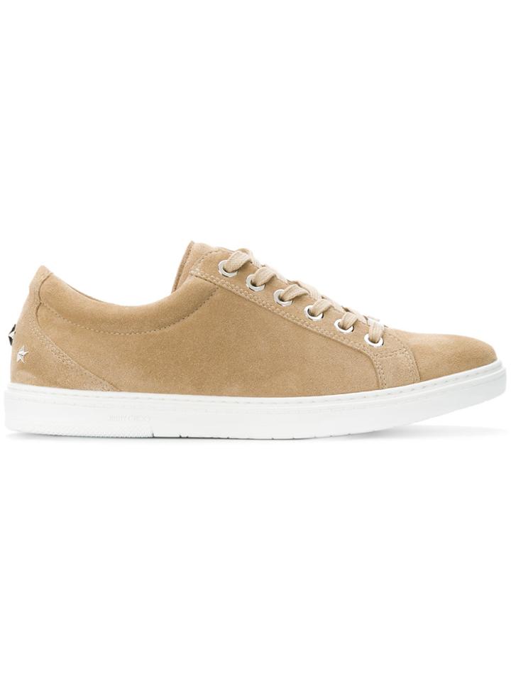 Jimmy Choo Cash Sneakers - Nude & Neutrals
