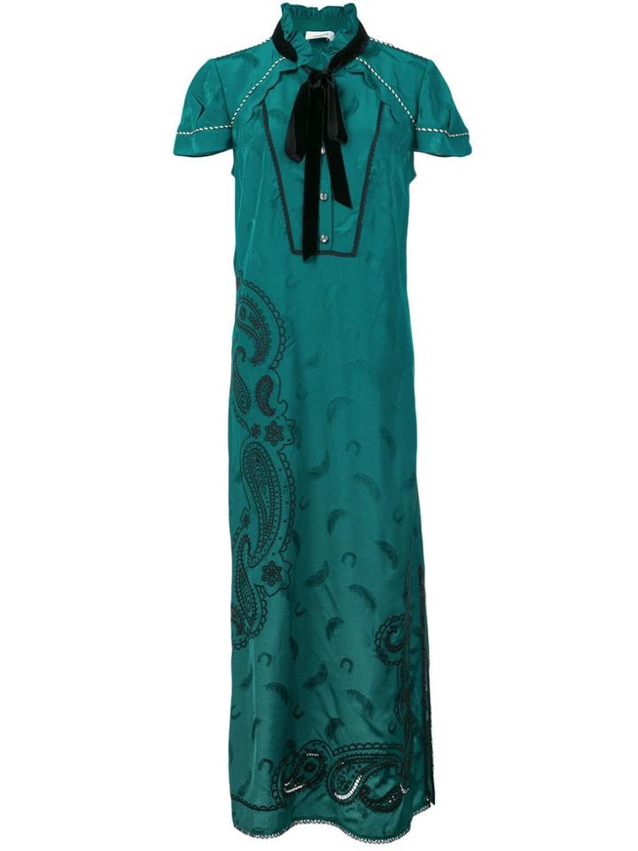 Coach Paisley Print Dress - Green