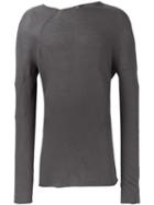 Lost & Found Ria Dunn Fine Knit Jumper, Men's, Size: Medium, Grey, Cotton