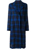Daniela Gregis Plaid Single Breasted Coat