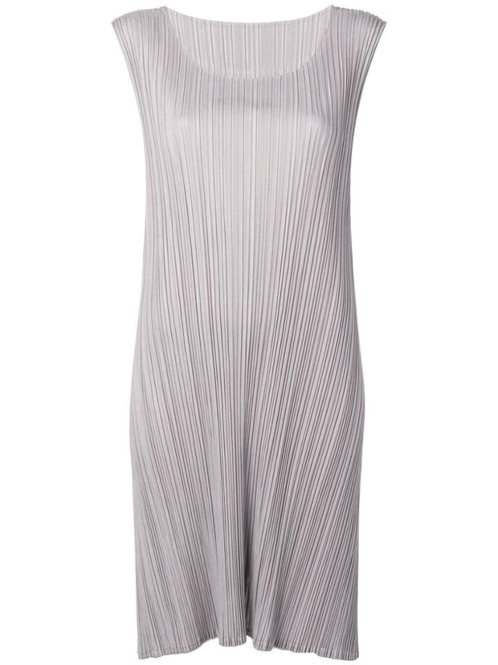 Pleats Please By Issey Miyake Shift Dress - Grey