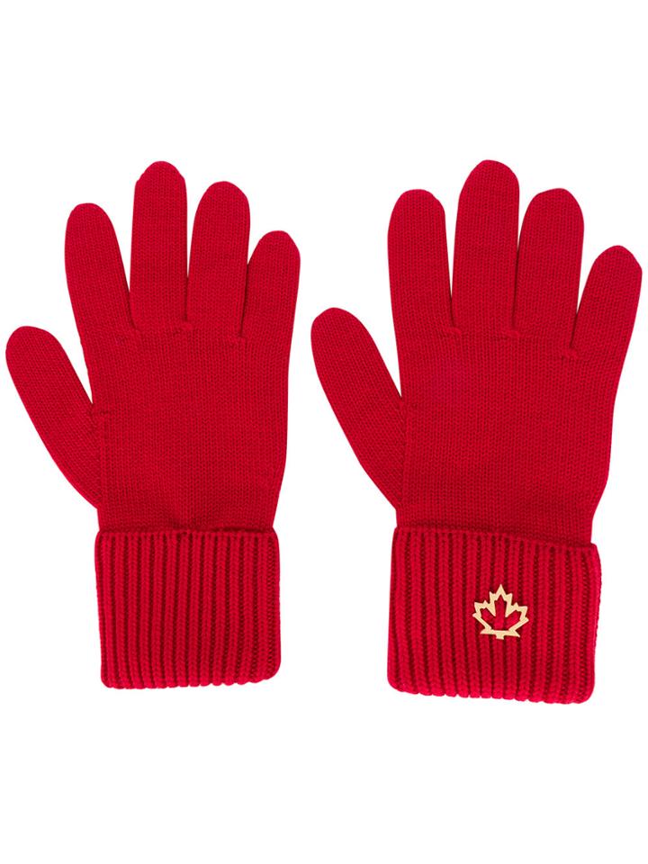 Dsquared2 Logo Plaque Gloves