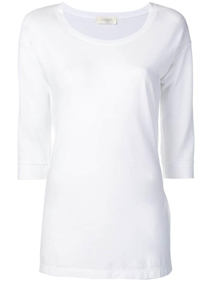 Zanone Long Sleeved White Top