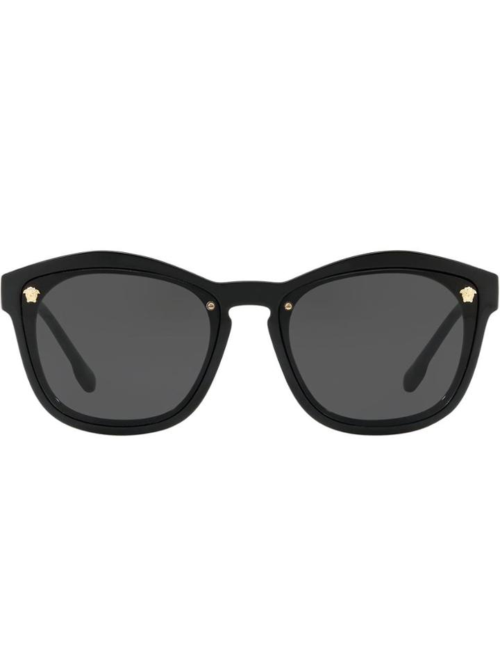 Versace Eyewear Square Frame Sunglasses - Black