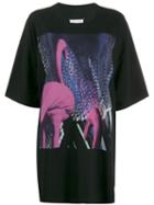 Maison Margiela Oversized Flamingo Print T-shirt - Black