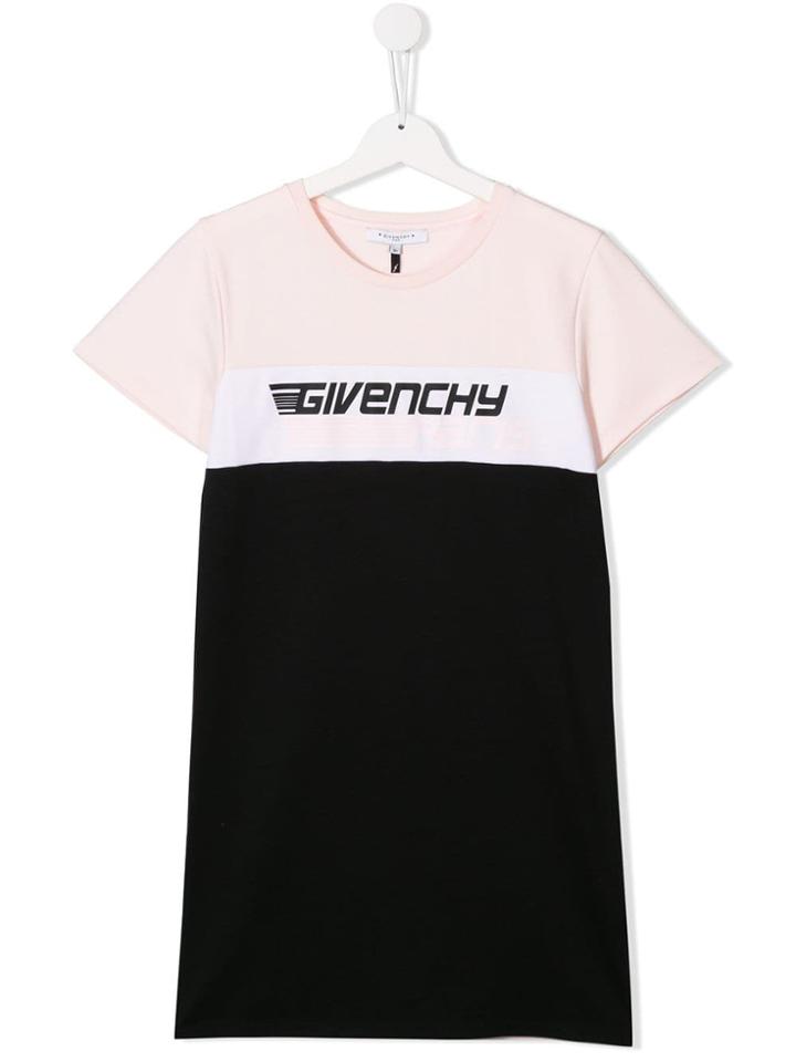 Givenchy Kids Logo T-shirt Dress - Pink