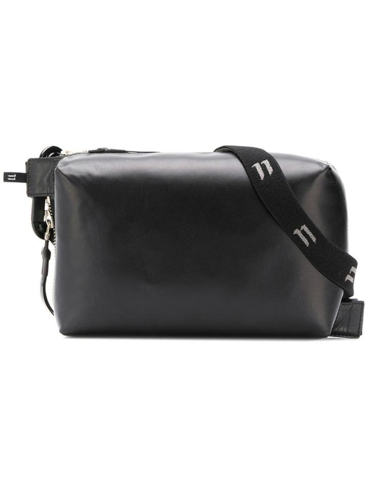 11 By Boris Bidjan Saberi Zipped Shoulder Bag - Black