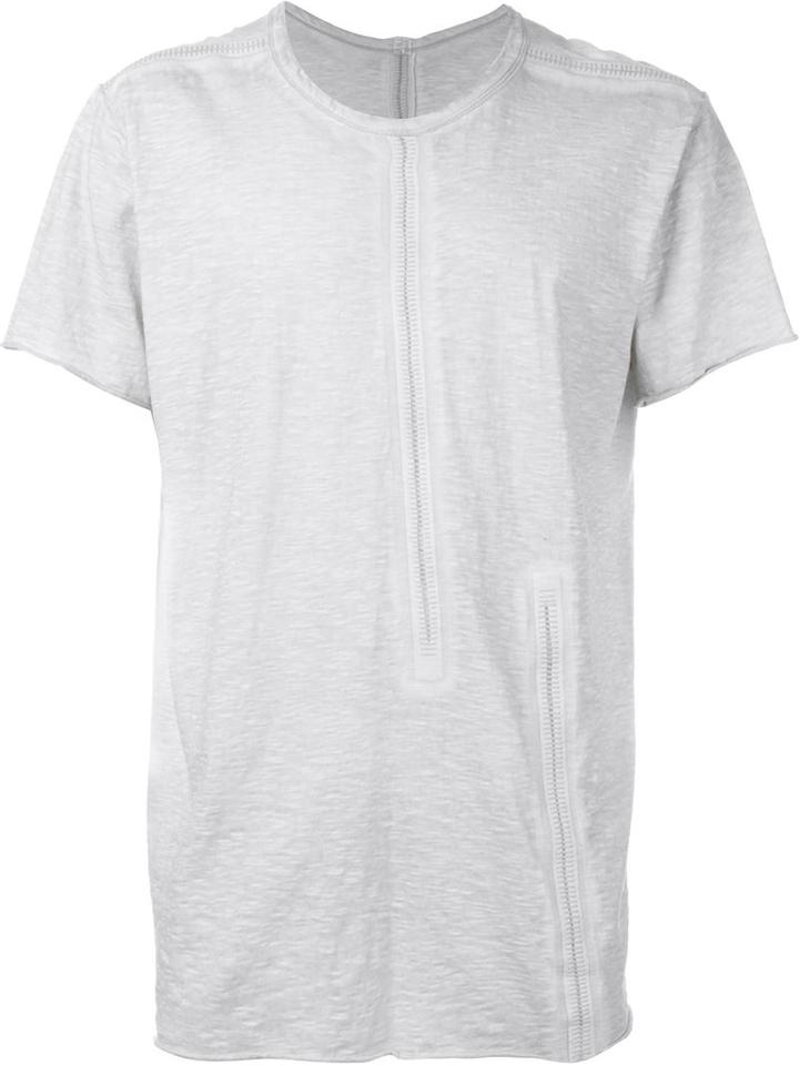 Isaac Sellam Experience Taped T-shirt, Men's, Size: Xl, Grey, Cotton