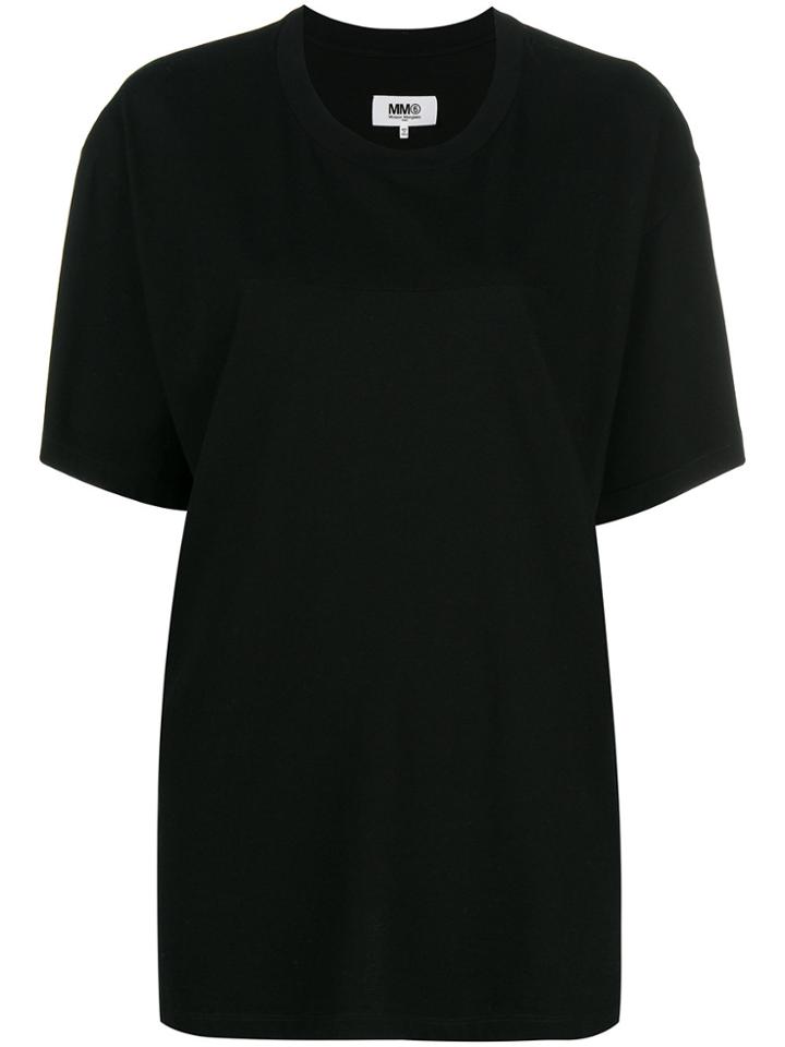 Mm6 Maison Margiela Oversized T-shirt - Black