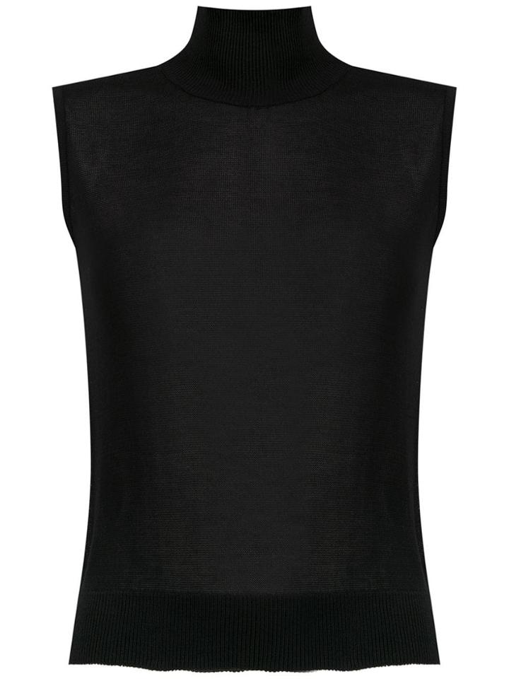 Gloria Coelho Sleeveless Top - Black