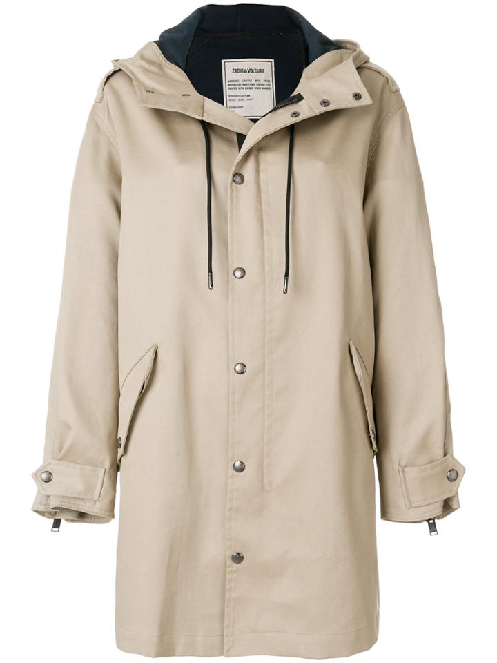 Zadig & Voltaire Kattel Parka - Nude & Neutrals