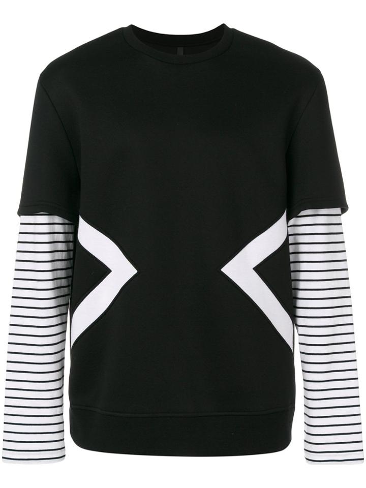 Neil Barrett Layered T-shirt - Black
