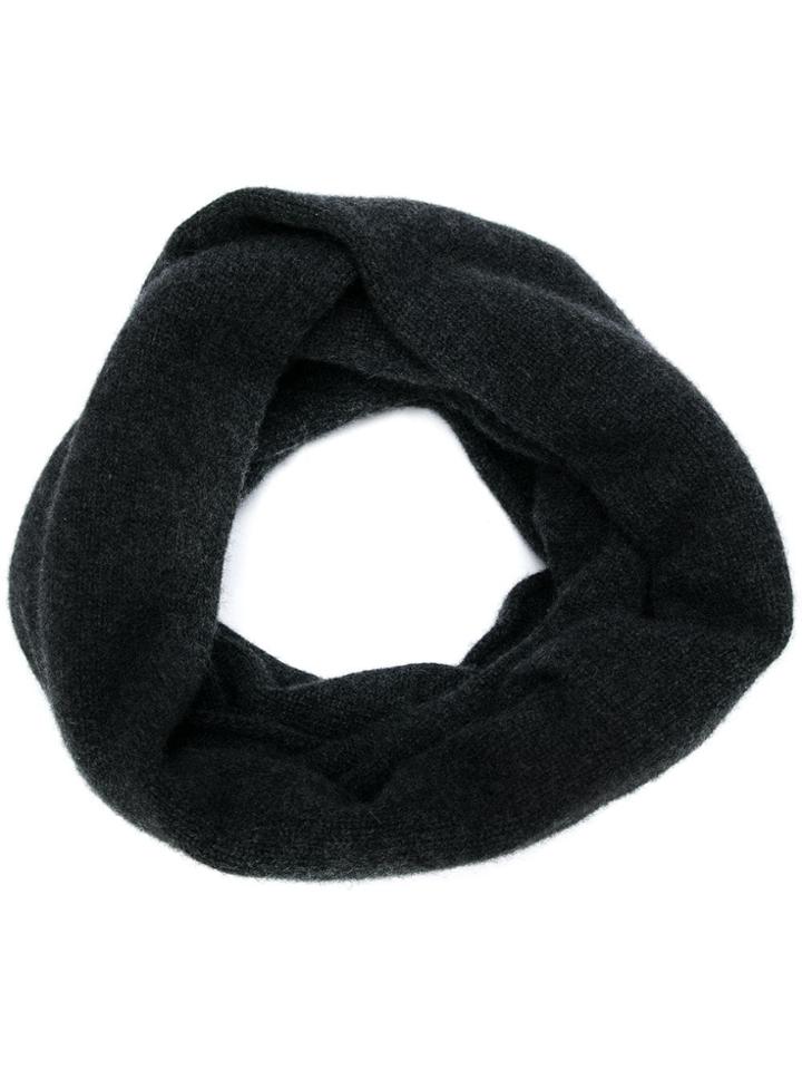 Isabel Benenato Cashmere Cowl Scarf - Grey