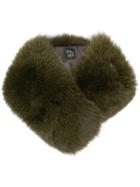 Mr & Mrs Italy Fox Fur Collar - Green