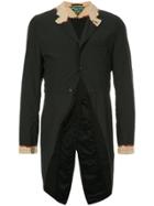 Comme Des Garçons Vintage Tie-dye Edges Tailcoat - Black