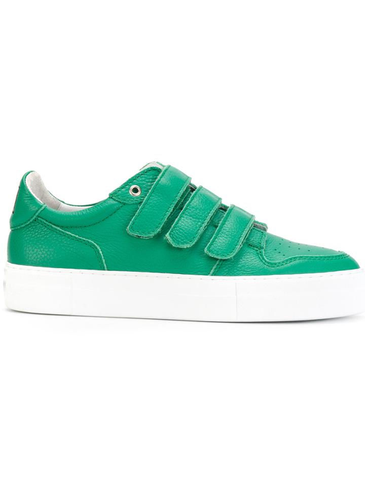 Ami Alexandre Mattiussi 3 Strap Sneakers - Green