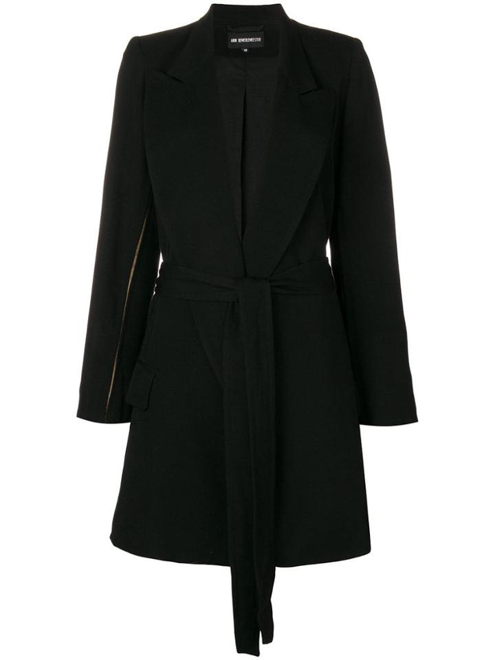 Ann Demeulemeester Split Seam Coat - Black