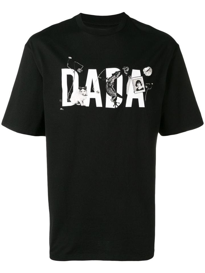 Christian Dada Logo Printed T-shirt - Black