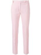 Styland Cropped Fitted Trousers - Pink