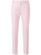 Styland Cropped Fitted Trousers - Pink