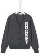 Msgm Kids 'rocket' Cardigan, Boy's, Size: 12 Yrs, Grey